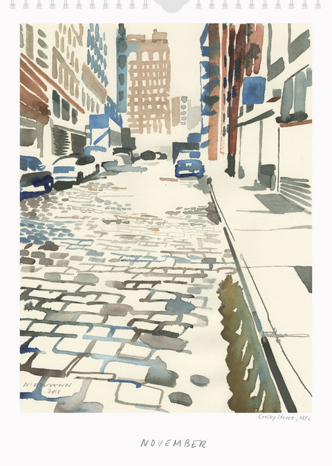 Calendar "On the Road II" + Print