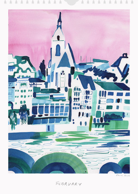 Calendar "On the Road II" + Print