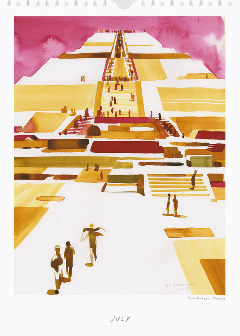 Calendar "On the Road II" + Print