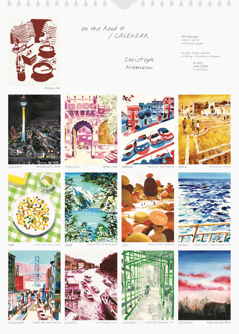 Calendar "On the Road III" + Print
