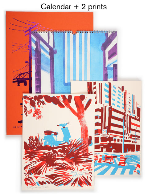 Calendar "On the Road" + Print