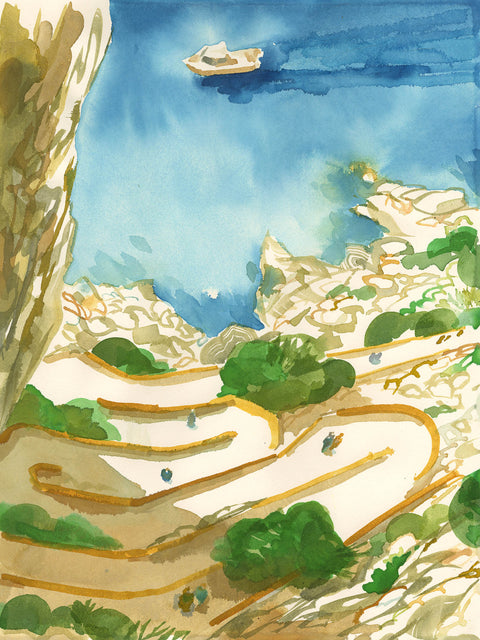 Via Krupp, Capri